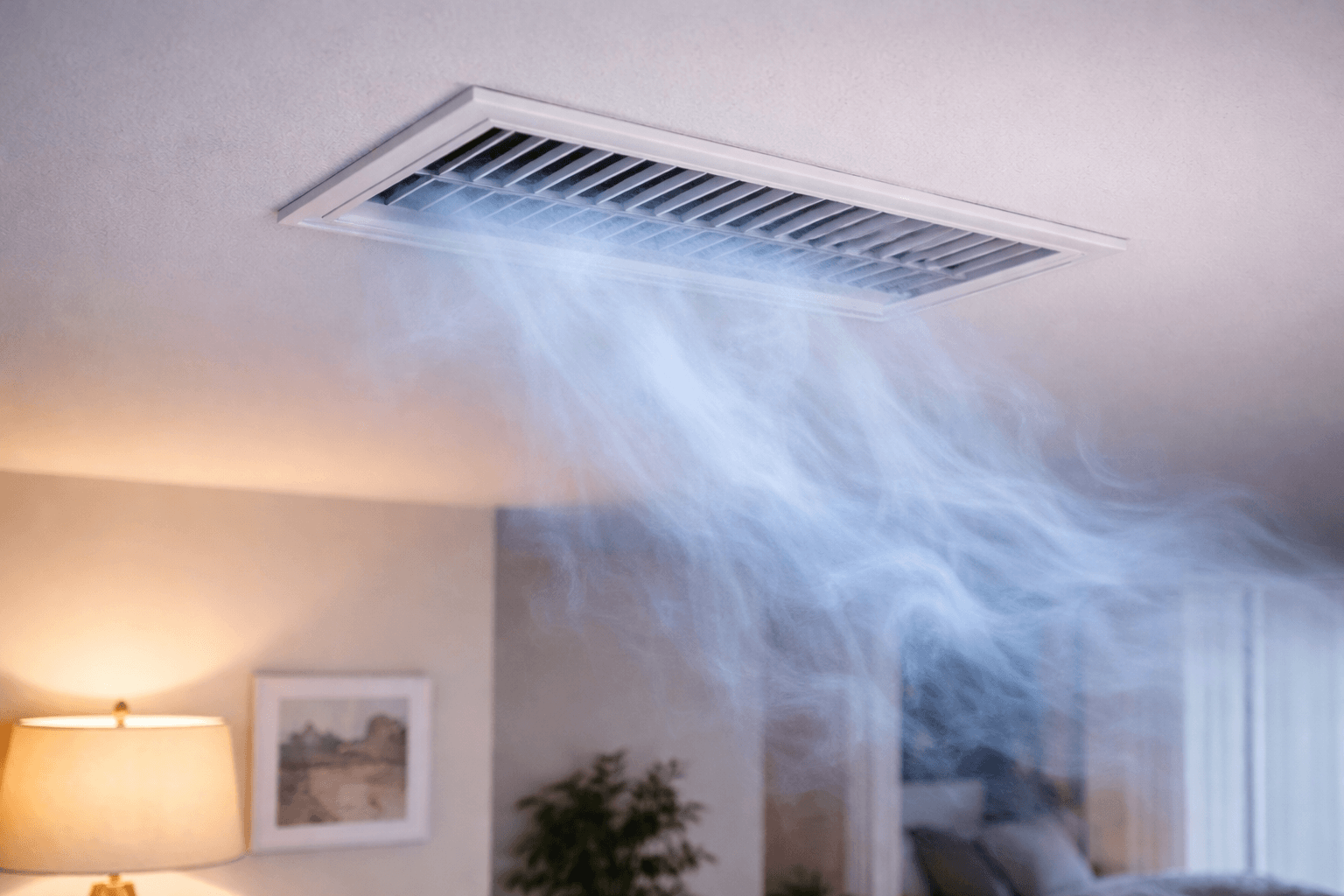 Cold air coming from vents